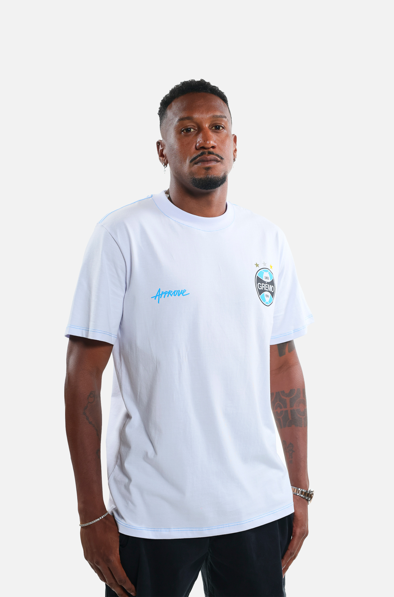 Camiseta Core Approve x Grêmio Classic Branca