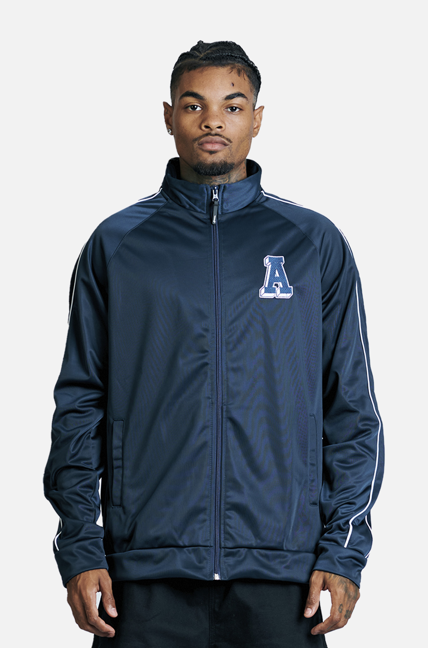 Jaqueta Ziper Approve 90s Azul Marinho