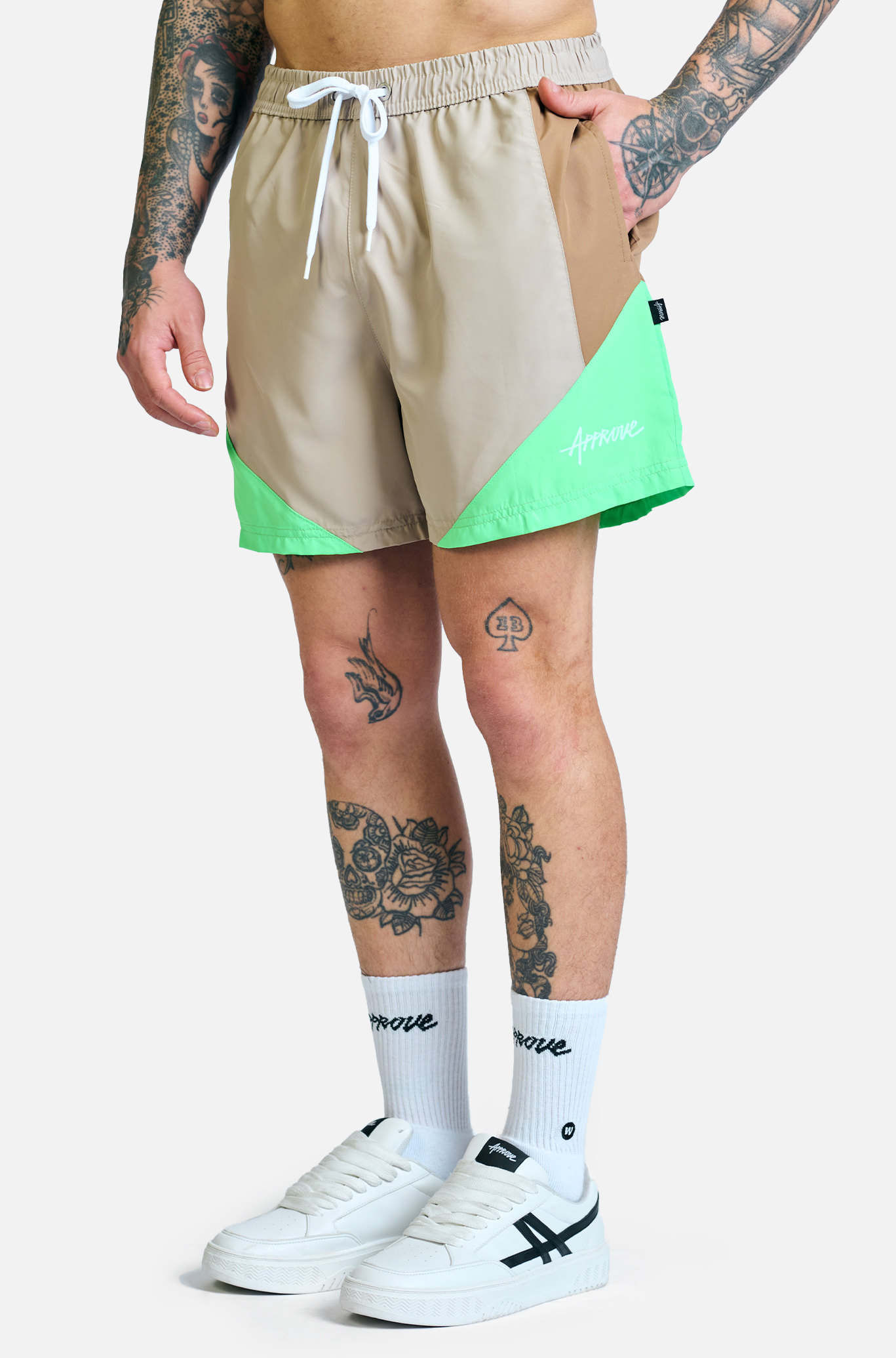 Shorts 7Inches Approve Triade Bege