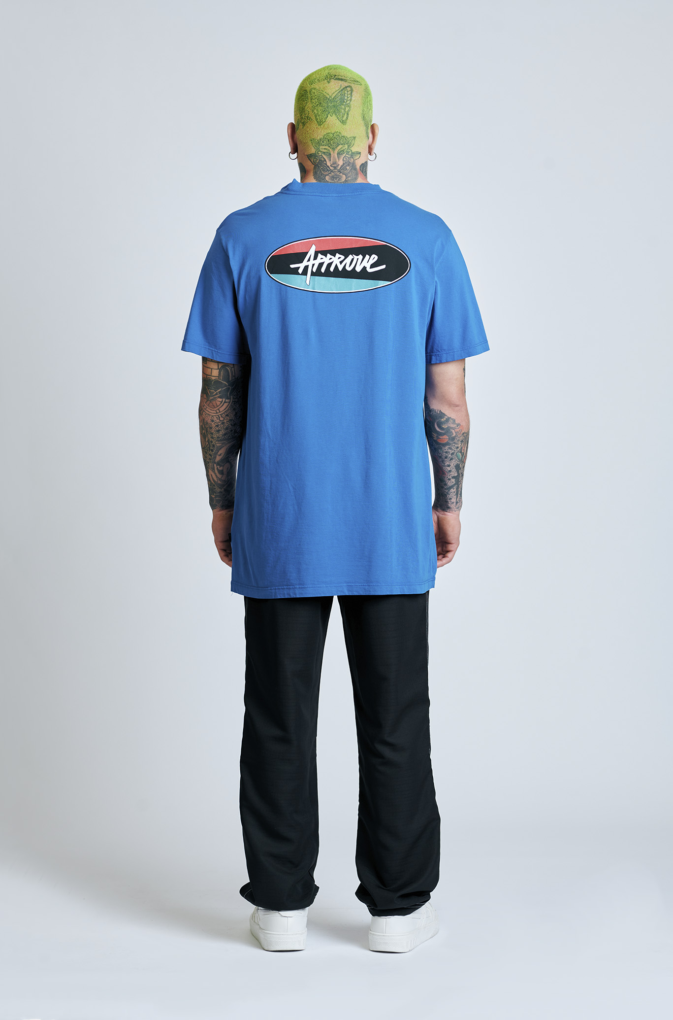 raw blue GG柄セットアップ　bboy Camiseta Bold Approve Ap Azul Marinho