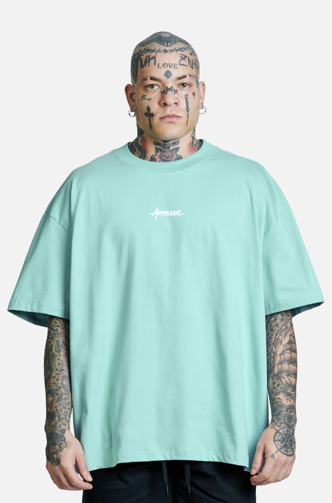 涼 91cm×122cm Camiseta Regular Manga Curta