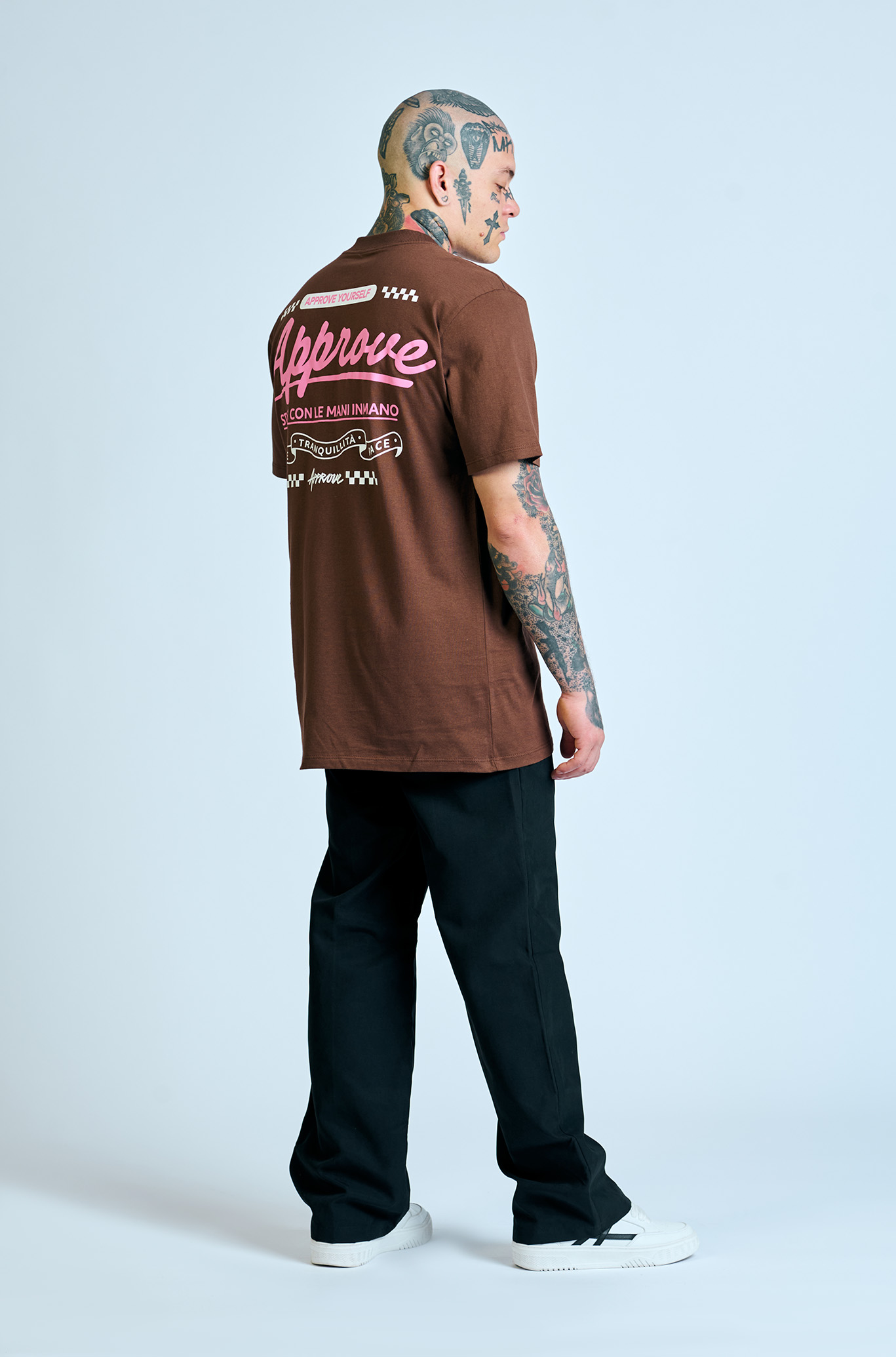 Camiseta Bold Approve Estate Italiana Marrom