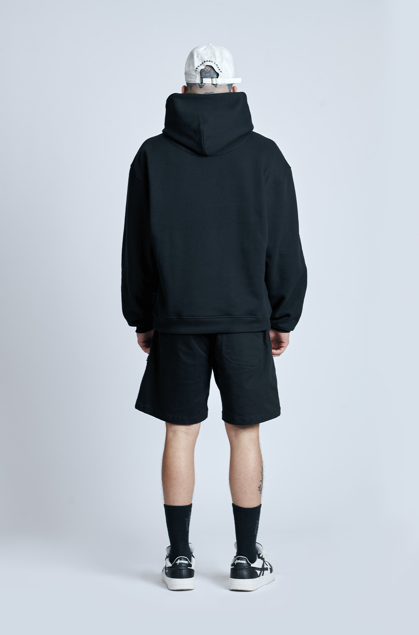 Moletom Oversized Approve New Rainbow Preto