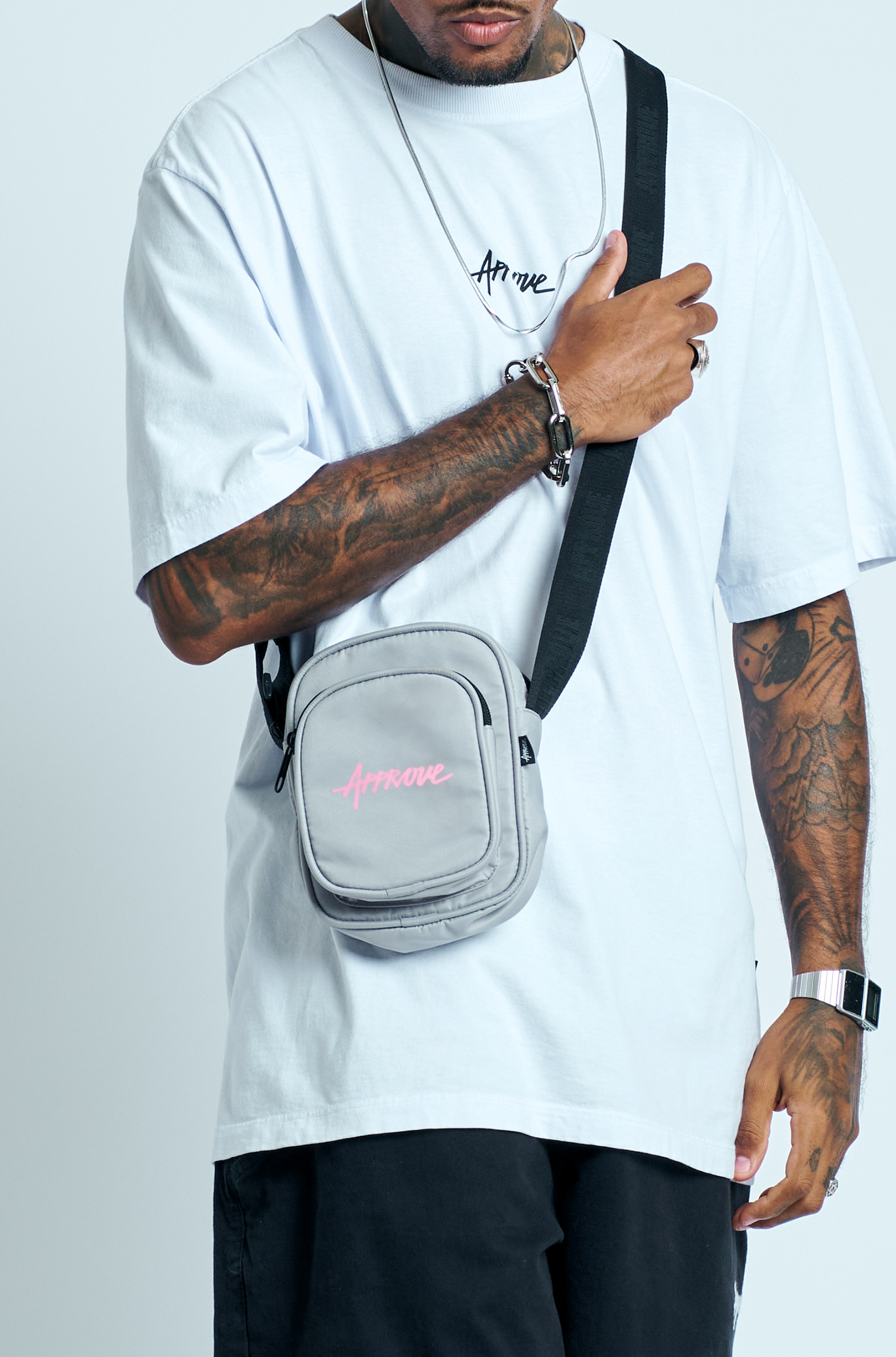 Shoulder Bag Approve New Classic Cinza