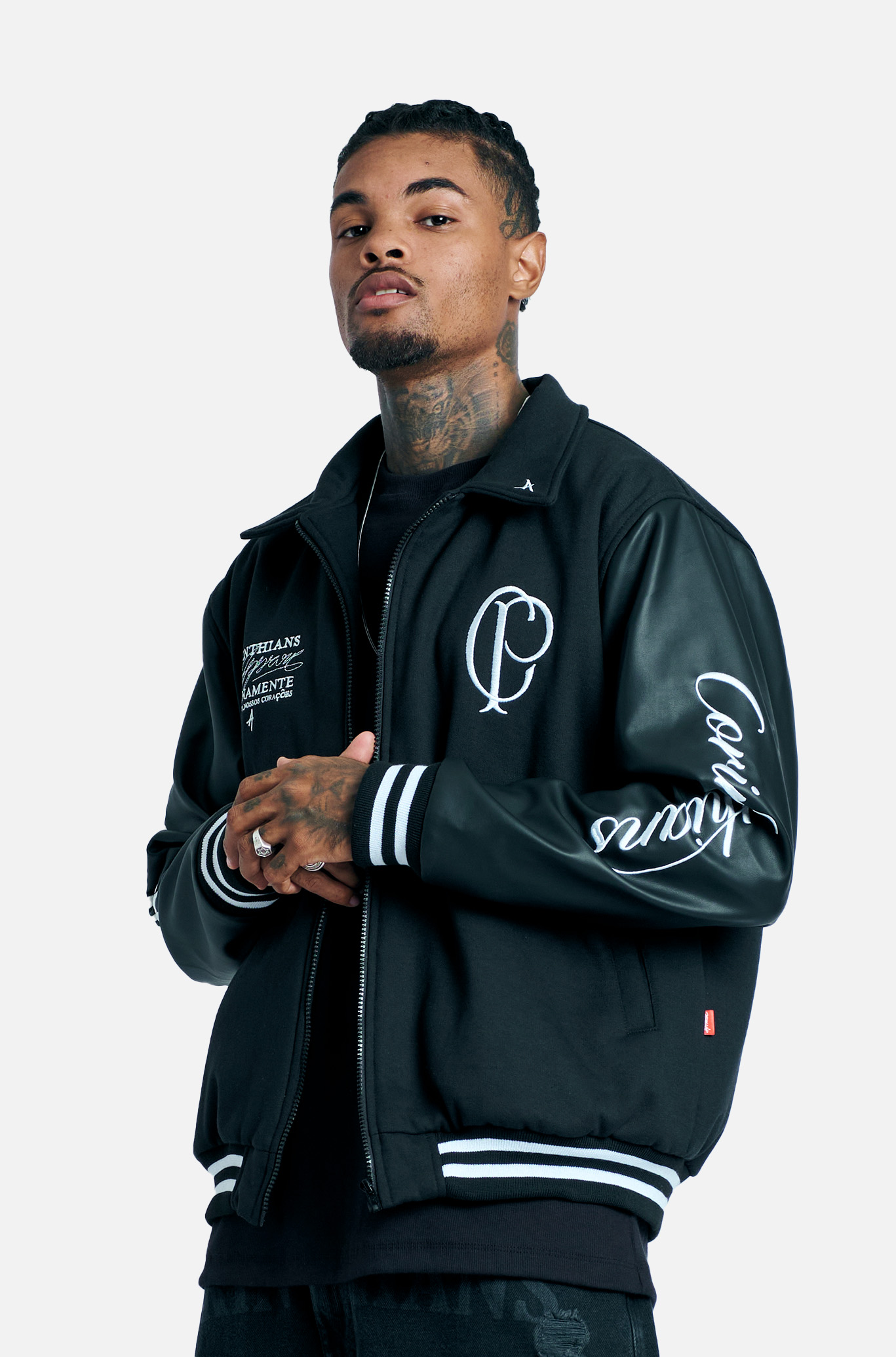 AAA② Jaqueta College Approve X Corinthians II Preta