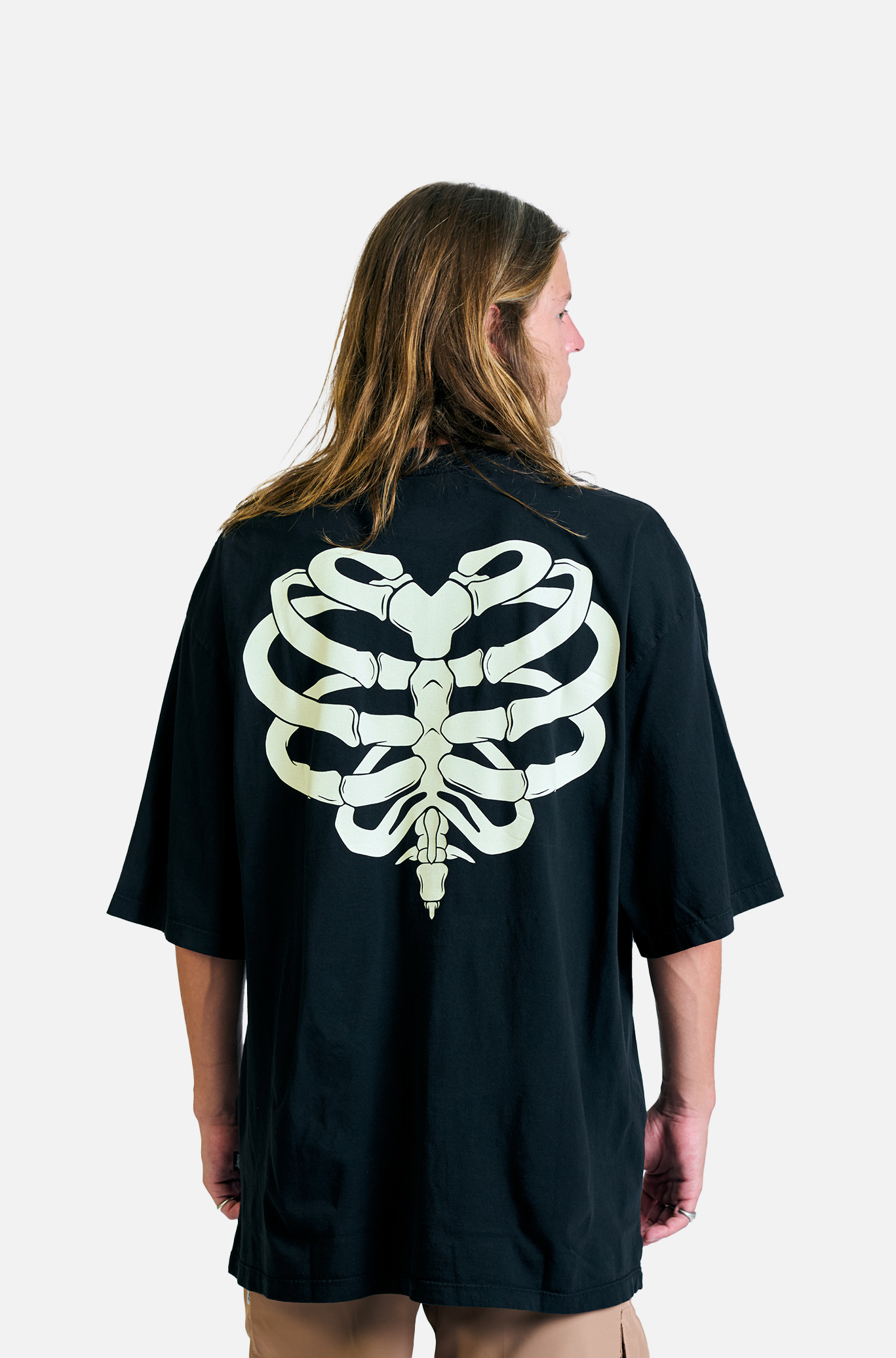 Certified　2020－21 Camiseta Over Approve Skull Heart Preta