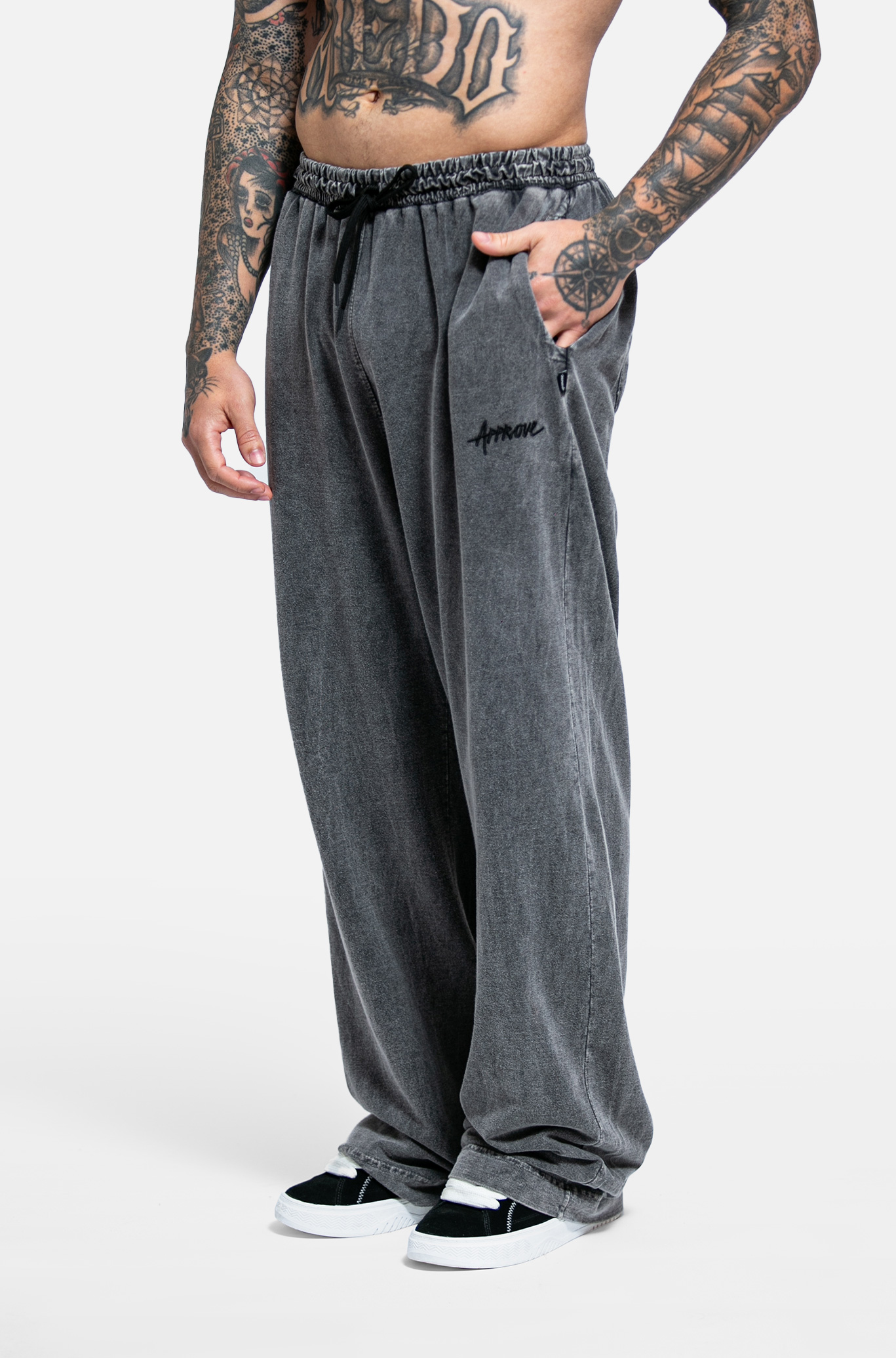 Calça Baggy Approve Washed Preto