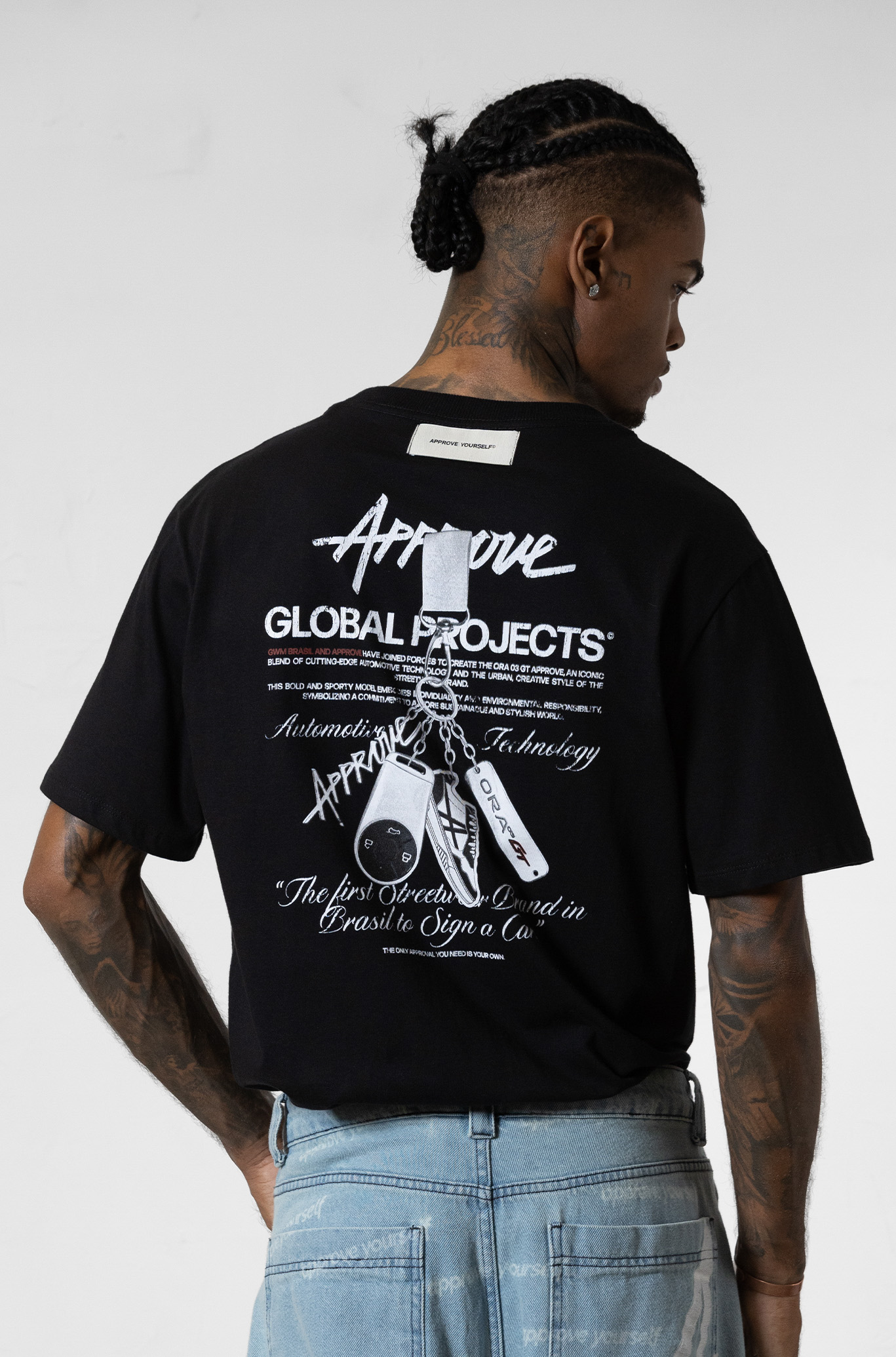 Camiseta Core Approve Ora Preto